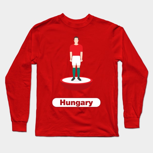 Hungary Football Long Sleeve T-Shirt by StarIconsFooty